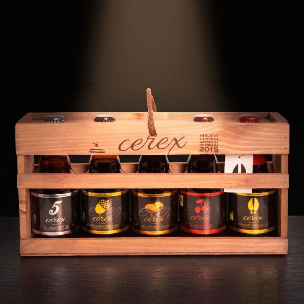 Madera exclusiva 5 Botellas Cerex