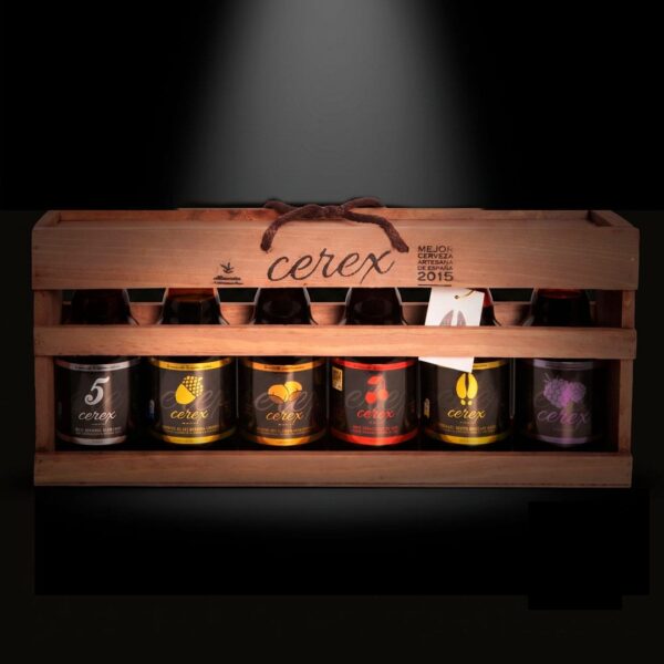 Madera exclusiva 6 Botellas Cerex