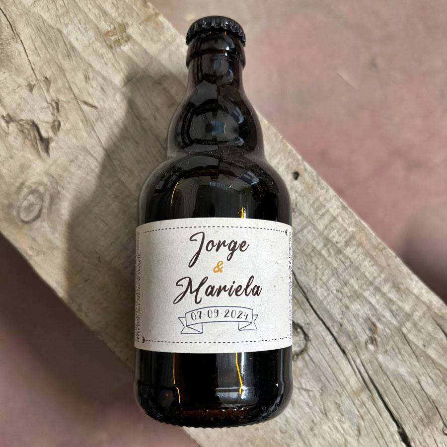 Cerveza personalizada para Bodas